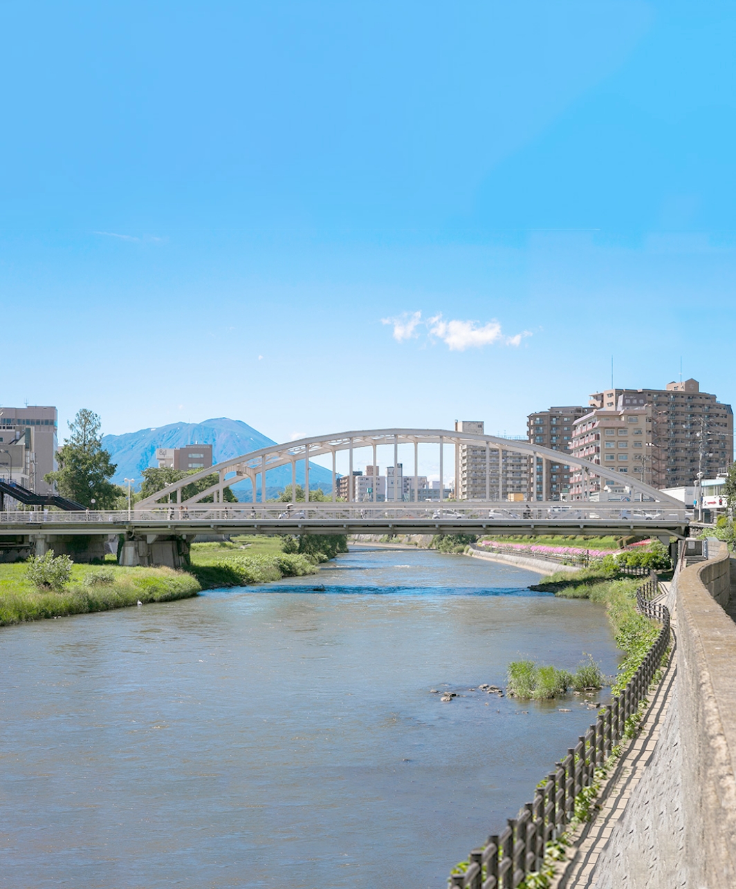 開運橋の風景